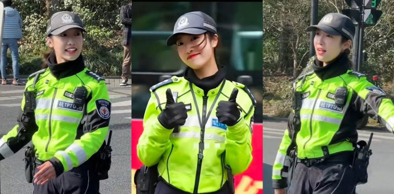 杭州西湖网红兔子警官 李语蔚 竟被网友撞倒搭讪 最后救护车担架抬走！-51吃瓜网