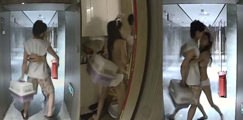 监控录像抓拍 集美饥渴难耐化身女色狼 竟没穿衣服在走廊追男人 这个是真羡慕哭了！-51吃瓜网