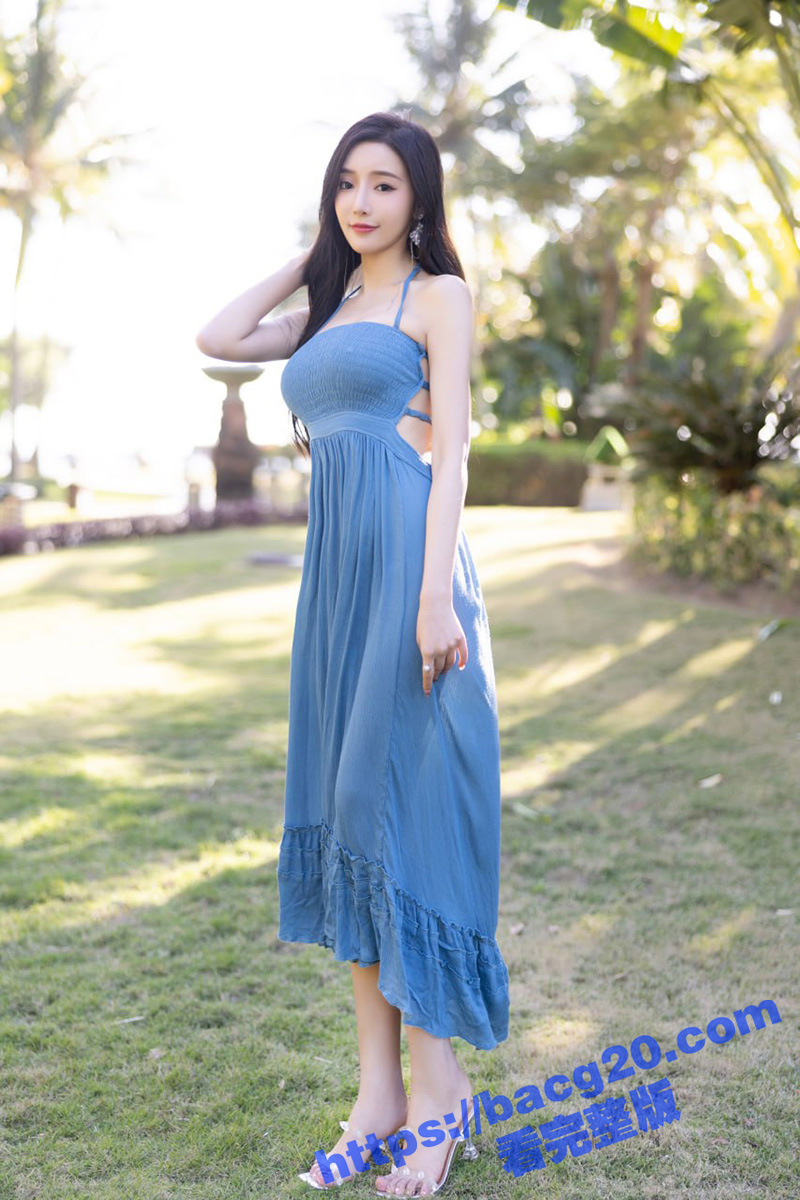 顶级嫩模 王馨瑶 最新大尺度写真私拍 天蓝色连衣裙清纯靓丽 极品白嫩大长腿让人流连忘返 - 51吃瓜网-51吃瓜网