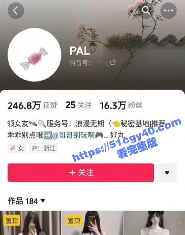 抖音魅魔纹擦边女神 PAL 定制福利私拍流出 震动棒自慰白虎一线嫩穴 极品身材尽显诱惑！-51吃瓜网