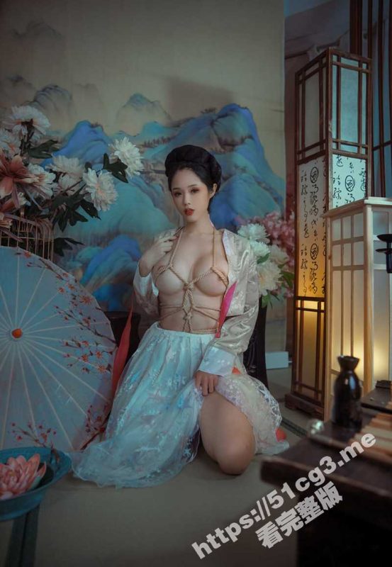 写真高清 钛合金TiTi  收费作品「霜花店」无内绳索捆绑的秘密-51吃瓜网