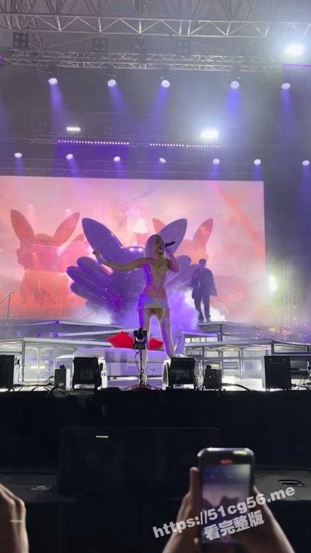 网络疯传 外国女歌手演唱会疑似忘记穿内裤上台表演 瓜友们来看看到底穿了没-51吃瓜网